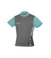Camaro Lycra Shirt Boys Shortsleeves Grey/Mint