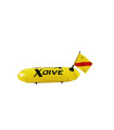 XDive Σημαδούρα PVC 0.4mm μονού θαλάμου με φουσκωτή σημαία