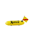 XDive PVC buoy 0.4mm single chamber with inflatable flag