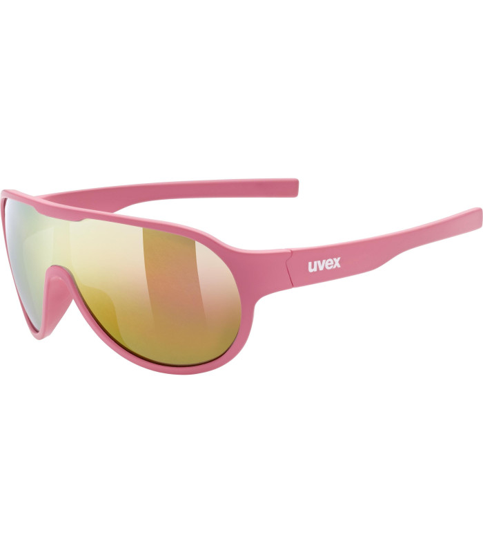 Uvex Sportstyle 512 Pink-Mat Mirror Red