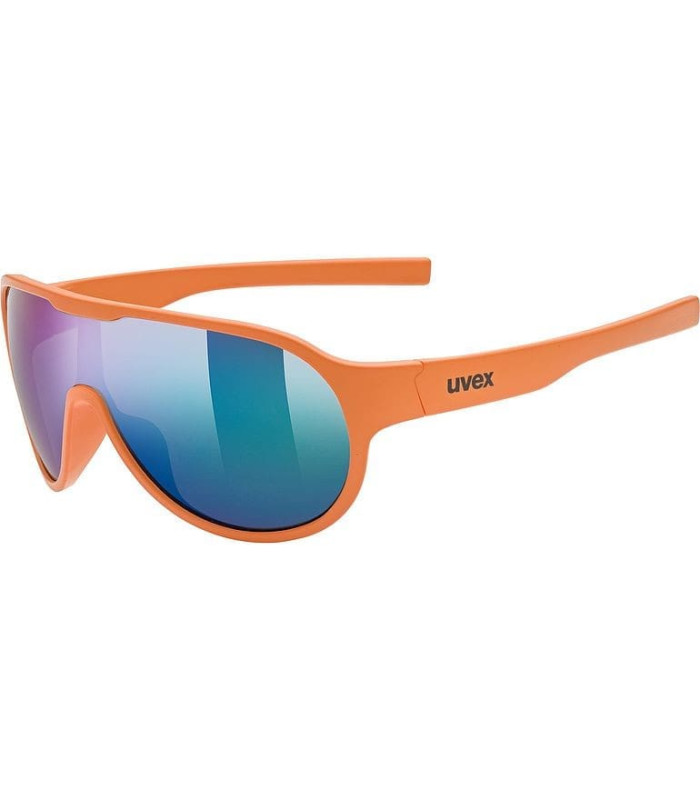 Uvex Sportstyle 512 Orange-Mat Mirror Green