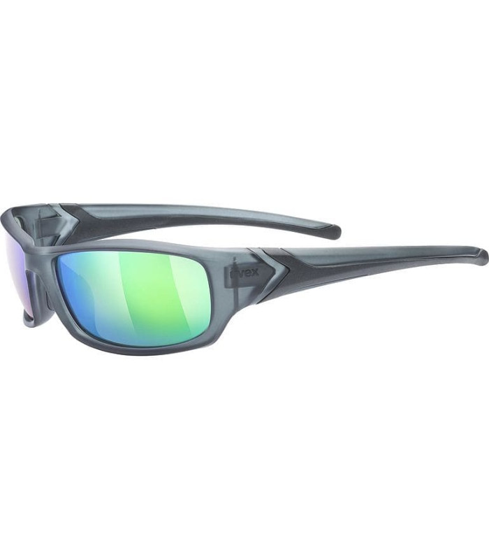 Uvex Sportstyle 211 Smoke-Mat Mirror Green
