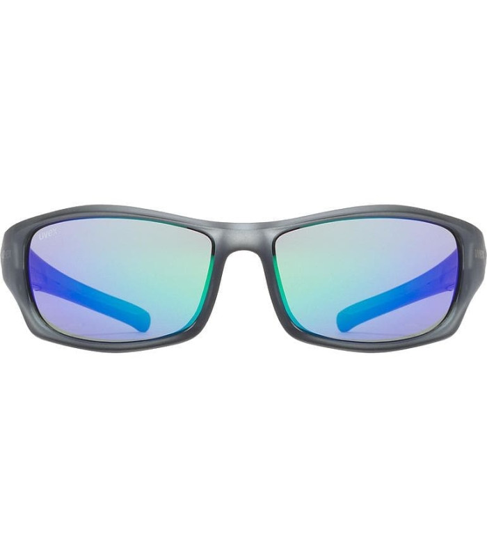 Uvex Sportstyle 211 Smoke-Mat Mirror Green