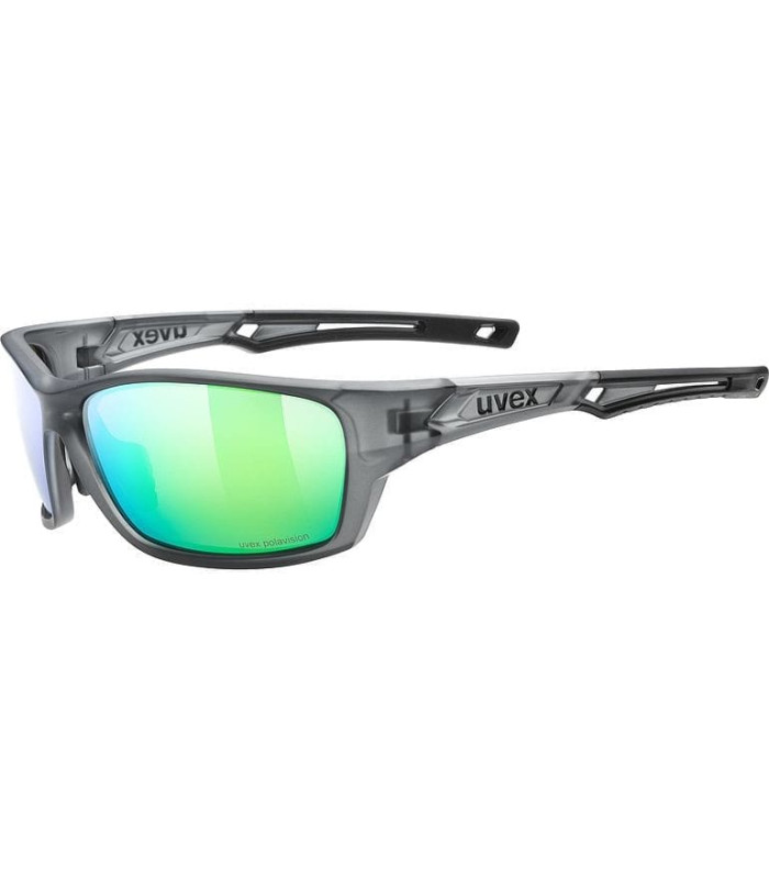 Uvex Sportstyle 232 Smoke-Polar Mirror Green