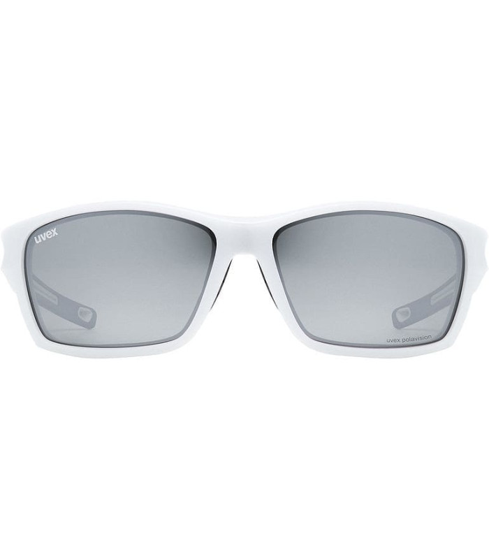 Uvex Sportstyle 232 White Mat-Polar Mirror Silver