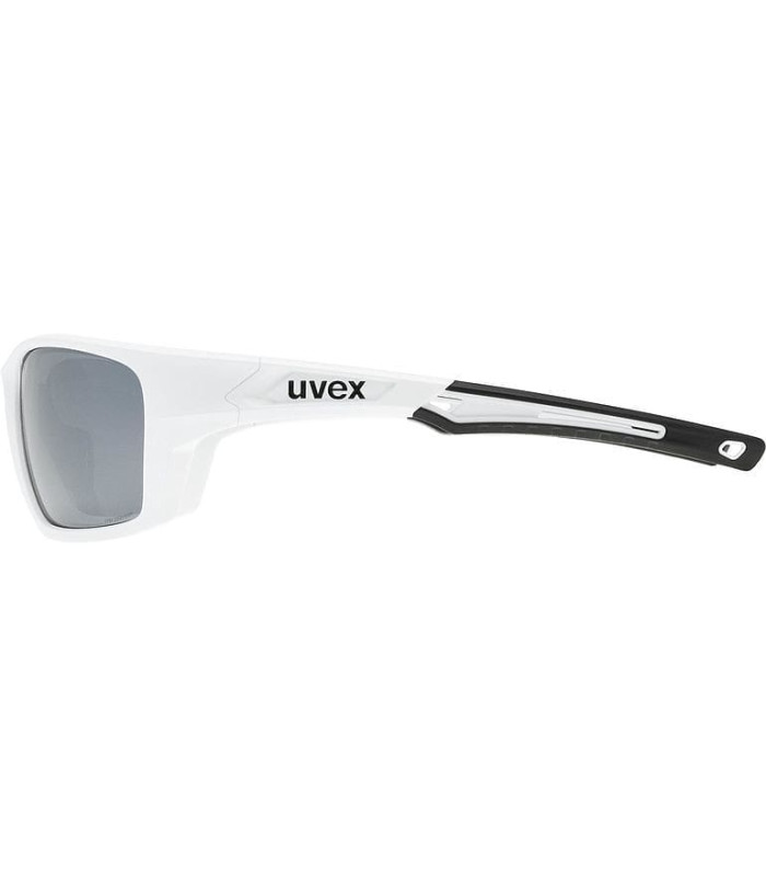 Uvex Sportstyle 232 White Mat-Polar Mirror Silver