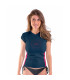 Jobe Rash Guard Shortsleeve Women V-Neck Midnight Blue