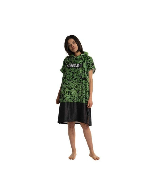 Bee Unusual 420 Collectives-Always High Poncho Black / Green