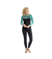 Jobe Sofia 3/2mm Chestzip Wetsuit Women Vintage Teal