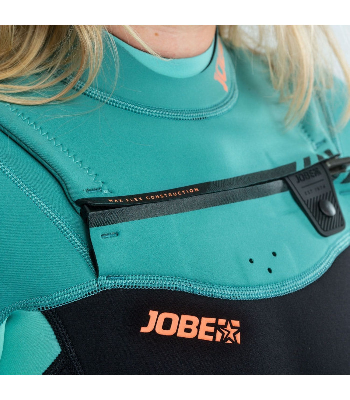 Jobe Sofia 3/2mm Chestzip Wetsuit Women Vintage Teal