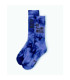 Bee FxxxING UNUSUAL "Tie Dye Issue" socks - Grey Blue