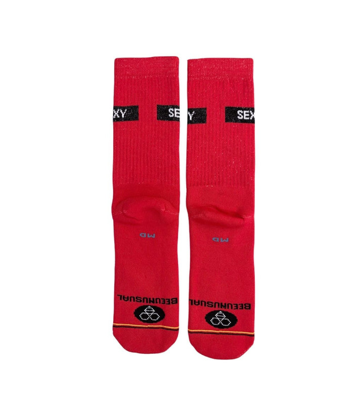 Bee Unusual Street Sugar “SEXY” True Red socks
