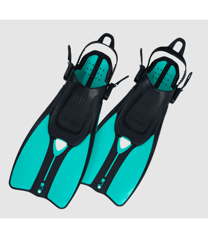 Ocean Reef DUO II - Travel Ready Fins TEAL