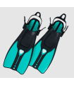 Ocean Reef DUO II - Travel Ready Fins TEAL