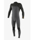 O'Neill Hyperfreak 4/3 + Chest Zip Full Wetsuit HR6 Smoke/Raven