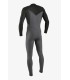 O'Neill Hyperfreak 4/3 + Chest Zip Full Wetsuit HR6 Smoke/Raven
