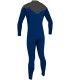 O'Neill Hyperfreak Comp 3/2 Zipless Full Wetsuit Navy/Raven