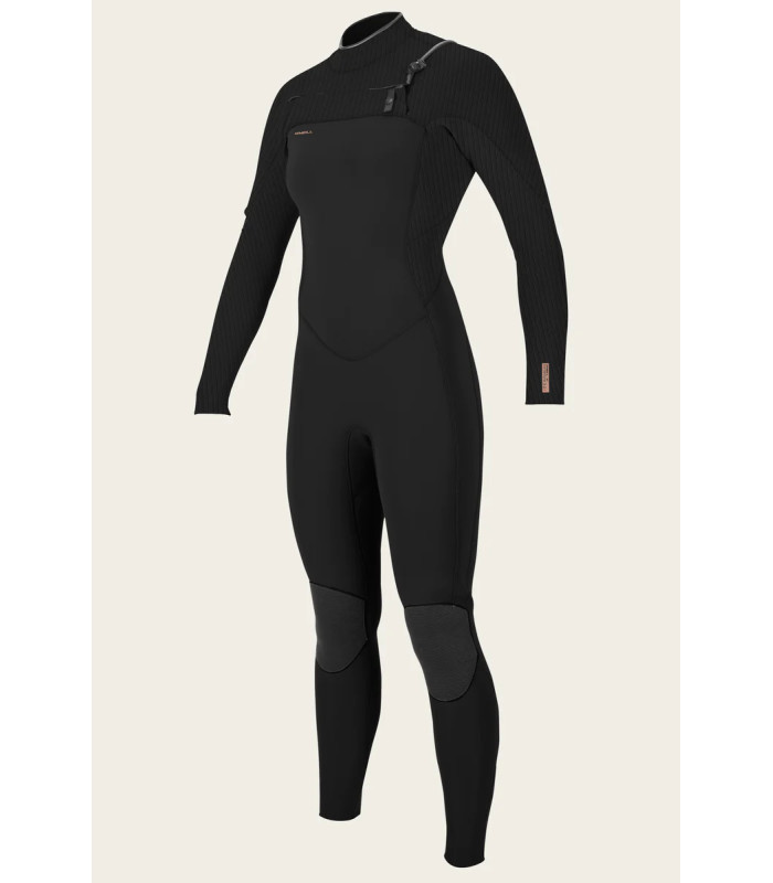 O'Neill Hyperfreak 4/3 Chest Zip Full Women's Wetsuit Black/Black