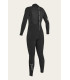 O'Neill Epic 4/3 Chest Zip Full Women's Wetsuit Black/Black