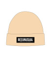 Bee Unusual Monochrome Beanie Beige