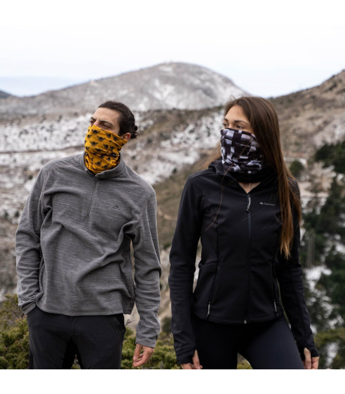 Bee Unusual “Distressed” Nordic Crew Tubular with Fleece