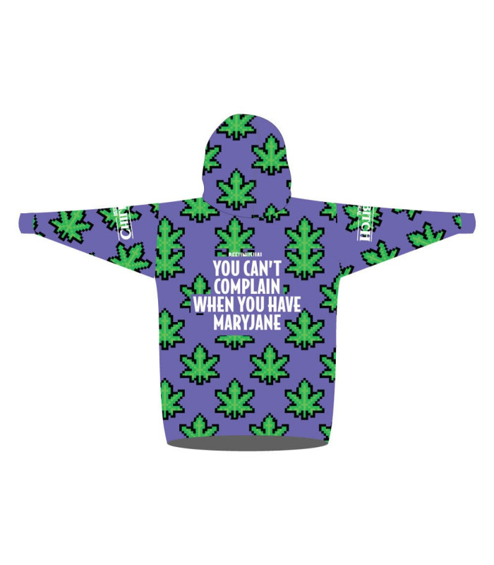 Bee Unusual "Maryjane" Sherpa / Super Fleece Hoodie Blanket - Adult