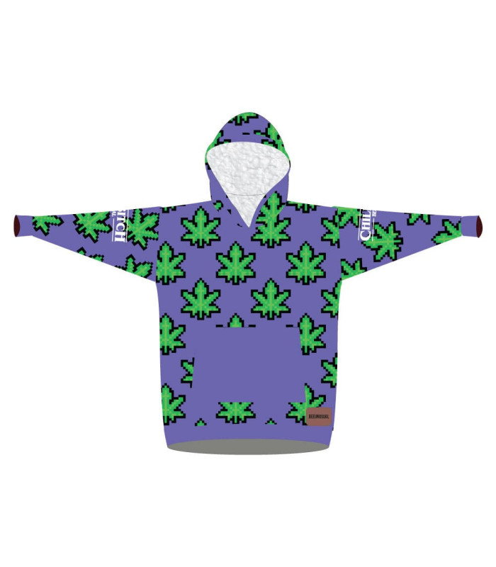 Bee Unusual "Maryjane" Sherpa / Super Fleece Hoodie Blanket - Adult