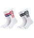 Bee Unusual “Original” Solids Crew 2pack white socks