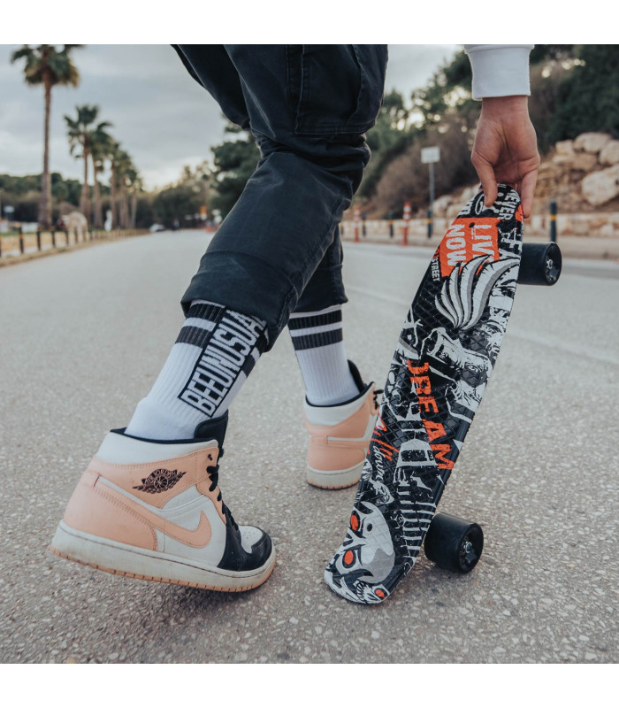 Bee Unusual “Original” Solids Crew 2pack white socks