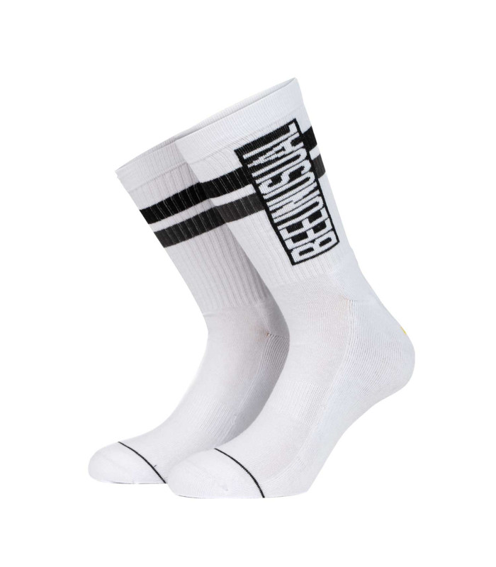 Bee Unusual “Original” Solids Crew 2pack white socks