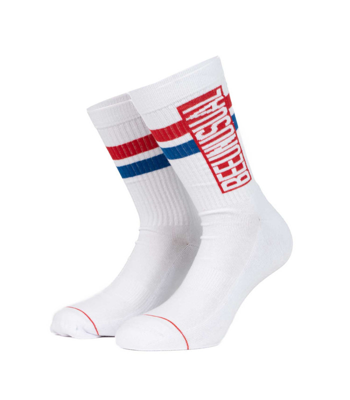 Bee Unusual “Original” Solids Crew 2pack white socks