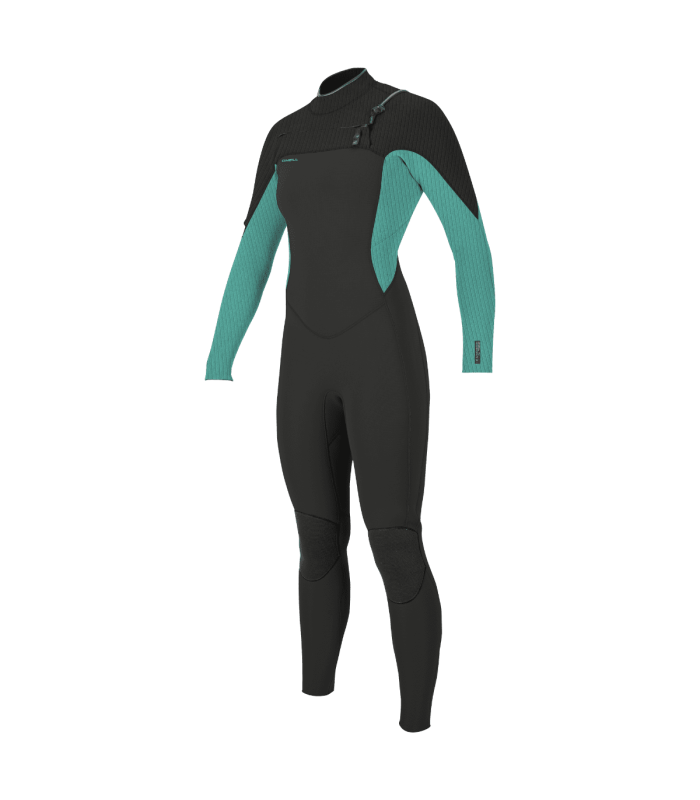 O'Neill Hyperfreak 4/3 Chest Zip Full Women's Wetsuit Raven/Opal