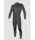 O’Neill Epic 4/3 Chest Zip Full Youth Wetsuit Graphite/Smoke/Red