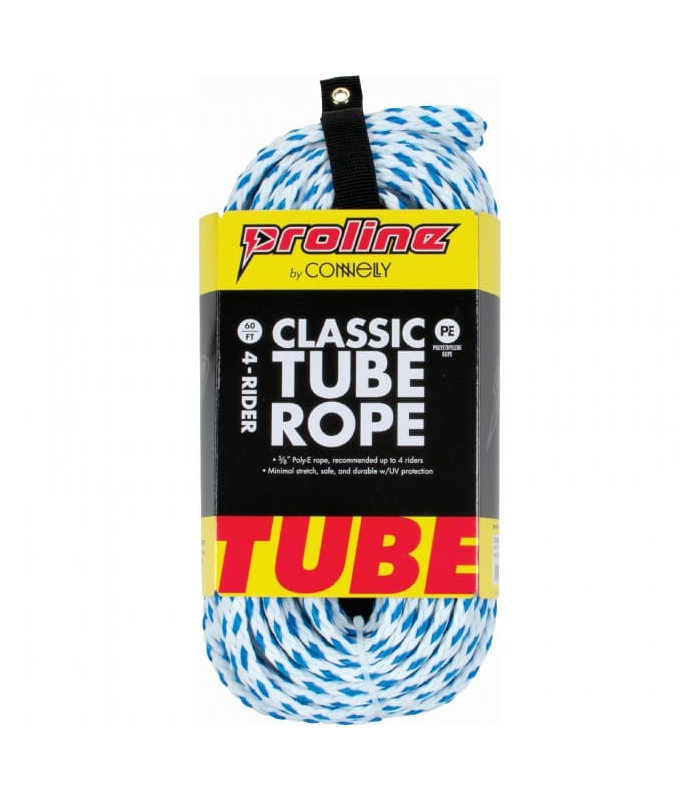 ProLine 60ft 4P Classic Tube Rope - White/Blue
