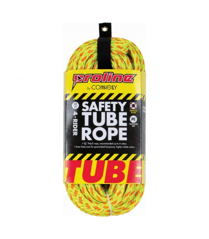 ProLine 60ft 4P Safety Tube Rope - Yellow/Orange