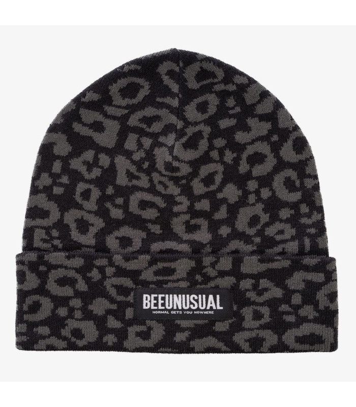 Bee Unusual Street Rebel Beanie – Dark Grey/Black