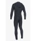 O'Neill Hyperfreak Fire 3/2 + Chest Zip Full Wetsuit Black/Black