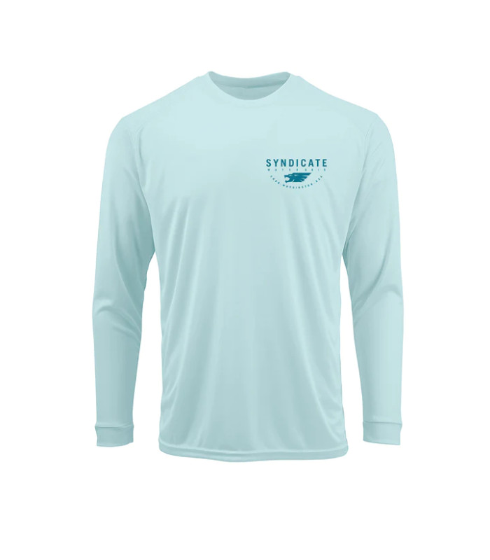 Ho Sports Syndicate Sun Shield LS Crew - Aqua Mint