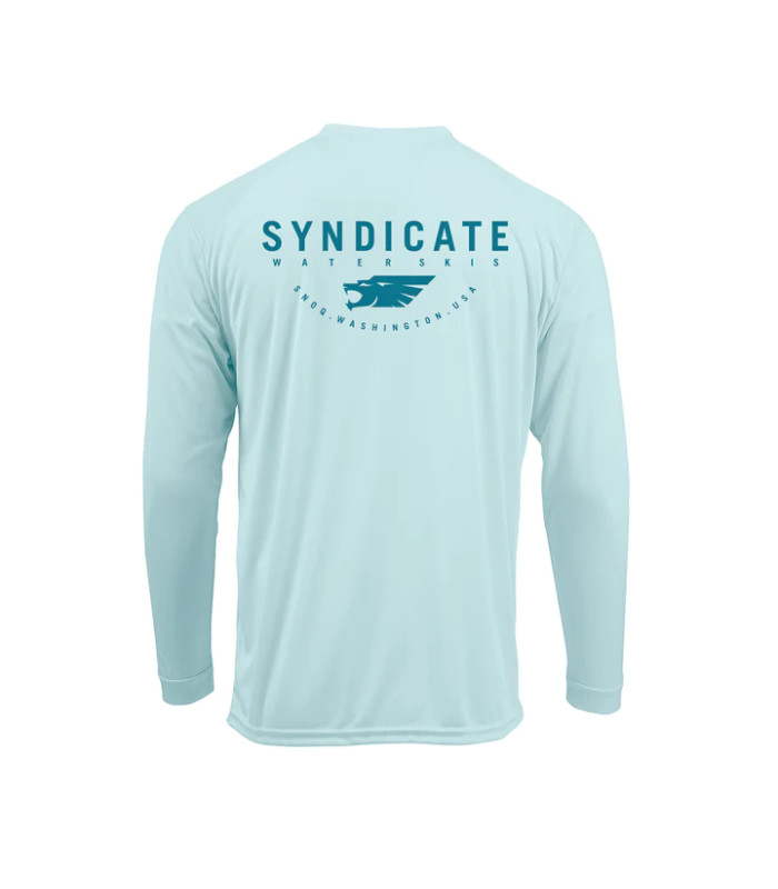 Ho Sports Syndicate Sun Shield LS Crew - Aqua Mint