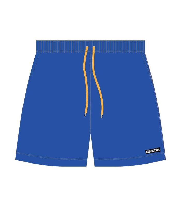 Bee Unusual Monochrome Swim Shorts Blue
