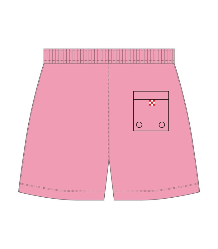 Bee Unusual Monochrome Swim Shorts Pink