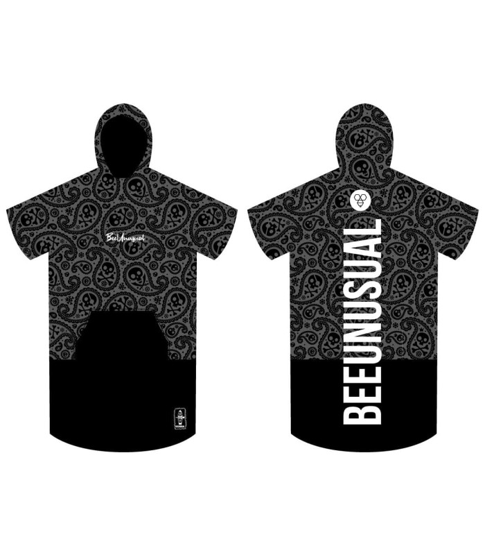 Bee Unusual “Pirate Paisley” Hooded Poncho