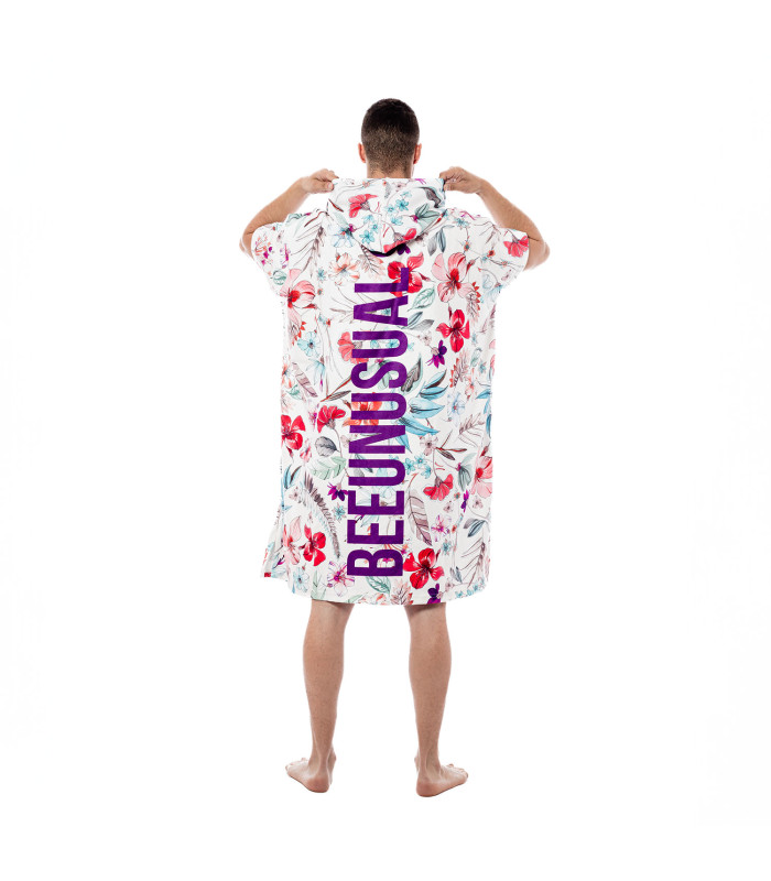 Bee Unusual “Flowers” Hooded Changing Poncho