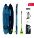 Jobe Aero Duna SUP Board 11.6 Package Steel Blue with Fiberglass Paddle Lime