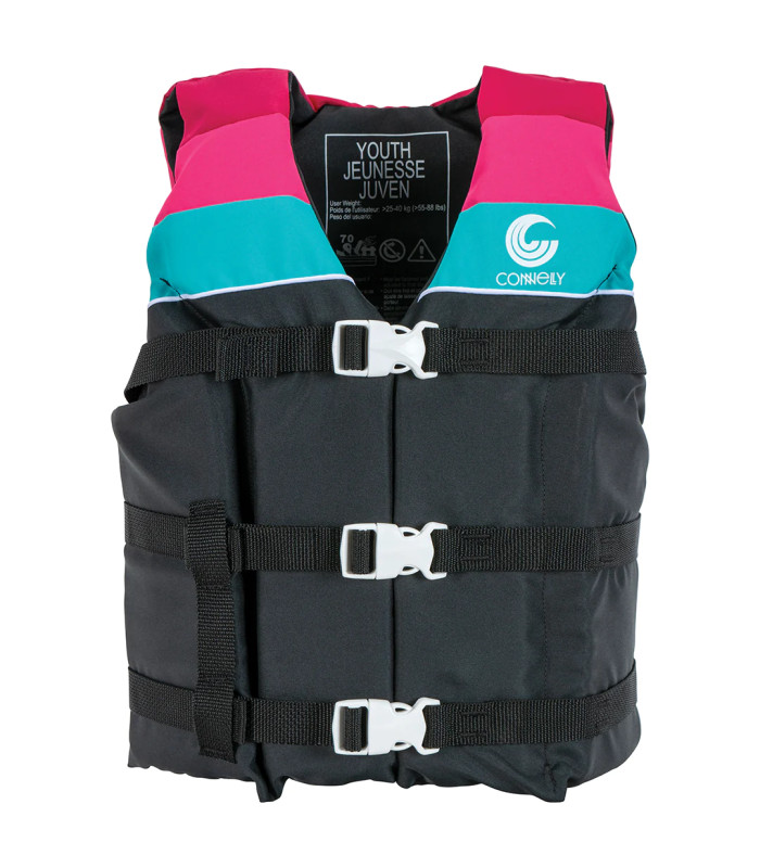 Connelly Retro Nylon Girls Youth Life Jacket