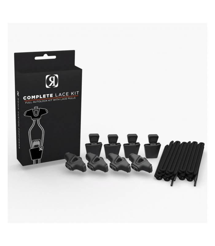 Ronix Complete Autolock Kit (set of 4 Laces, 4 AutoLocks, 4 Pull Handles)