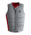 Follow Corp Vest - Light Grey/Red