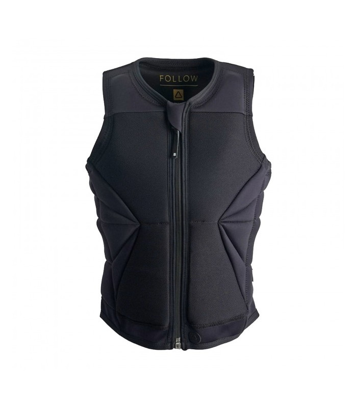 Follow The Rosa Ladies Vest - Black