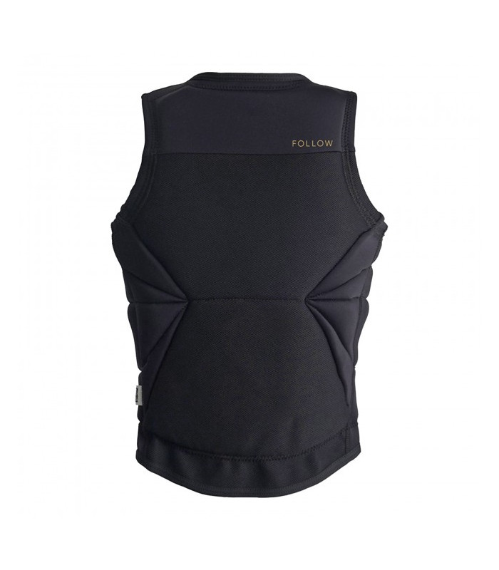 Follow The Rosa Ladies Vest - Black