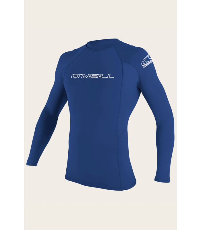 O'Neill Basic Skins 50+ Longsleeve Rash Guard Pacific